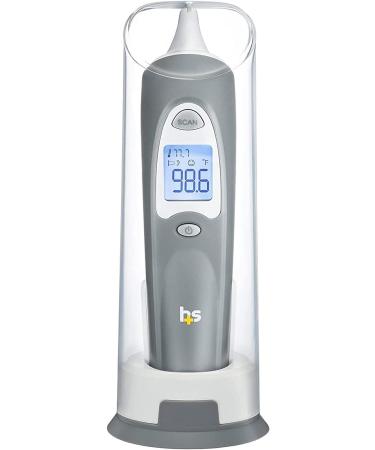 HealthSmart Digital Ear Thermometer | Instant & Accurate Results | Infrared Technology | Visual Fever Indicator | 30 Disposable Lens Covers - Buy Online on GoSupps.com