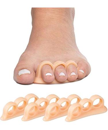 Toe separator silicone toe separator correction hallux valgus toe spreader 2 pairs