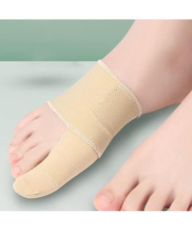 GLEAVI 2pcs Wrapped Toe Spacers Bunion Correctors | Breathable Toe Separators for Foot Skin | Skin Color/Black - Buy Online on GoSupps.com