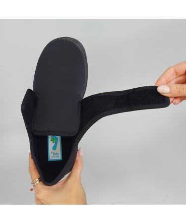 Buy Dr Orto Women's & Men's Adjustable Width Orthopedic Velcro Shoes - Black EU Sizes 36-48 - Buy Online on GoSupps.com