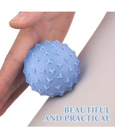 Gatuida 4-Piece Triangular Fitness & Massage Ball Set | Neck & Foot Massager Gymnastics & Yoga Balls Firm TPE Spiky Design - Buy Online on GoSupps.com