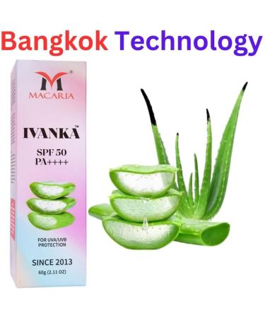  MACARIA IVANKA SPF 50 Sunscreen UVA/UVB For Men & Women For Dry & Oily Skin - Buy Online on GoSupps.com