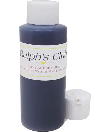 Ralph's Club - Type For Men Scented Body Oil Fragrance Flip Cap - Dark Blue - 2 oz. - ID#33154 2 Fl Oz (Pack of 1)