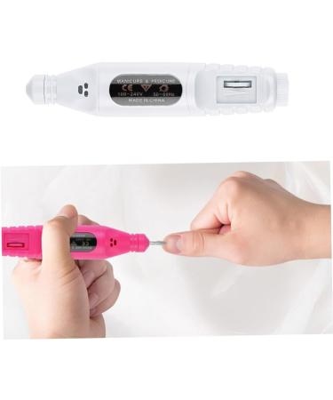 POPETPOP Electric Nail File Professional Acrylic Gel Tool Acrylic Nails Tools Manicure Polishing Tools Nail Drill Machine Nail File Drill Nail Gel Manicure Tool White Polisher Nail Polish 13.8*2.8cm White - Buy Online on GoSupps.com