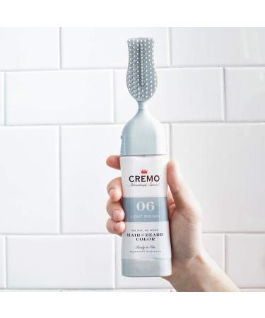 Cremo No Mix No Mess Hair and Beard Color Light Brown 2.7 Fl Oz - Natural-Looking Light Brown Hair Dye - Buy Online on GoSupps.com
