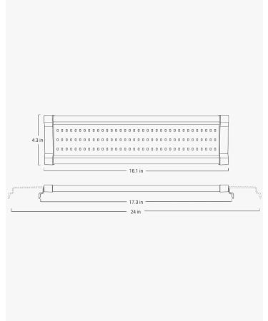 NICREW ClassicLED Gen 2 Aquarium Light, Dimmable 2-Channel Control, High Output 15W, 18-24 Inch Size, White and Blue LEDs - Buy Online on GoSupps.com