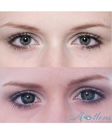 Buy Matlens Colored Contact Lenses - Gray Circle Lenses for Big Eyes | 2 Pack + Care Kit | 2.25 Diopters - Buy Online on GoSupps.com