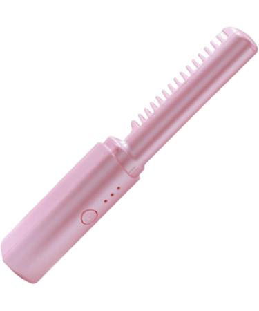 Cordless Hair Straightener Brush - Portable USB Rechargeable Hot Comb for Women Mini & Lightweight with 3 Adjustable Temperatures | Buy Online Internationally - Buy Online on GoSupps.com