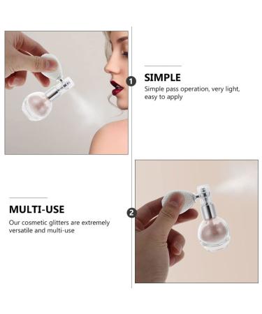 2pcs Glitter Hair Powder Spray - High Gloss Makeup & Face Highlighter in Nude Pink - International Shipping Available - Buy Online on GoSupps.com