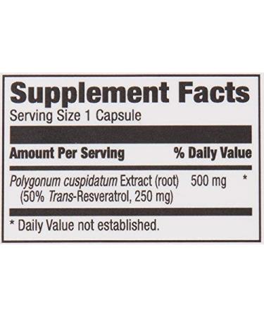 Revly Trans-Resveratrol 250mg - 60 Capsules | 2-Month Supply | Vegan Formula by Amazon Brand - Buy Online on GoSupps.com