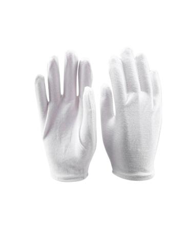 minkissy 18 Pairs Moisturizing Gloves Industrial Gloves Safety Work Gloves Jewelry Inspection Gloves Cotton Gloves for Dry Hands Beauty Gloves Spa Gloves Hand Care Gloves White Cosmetic