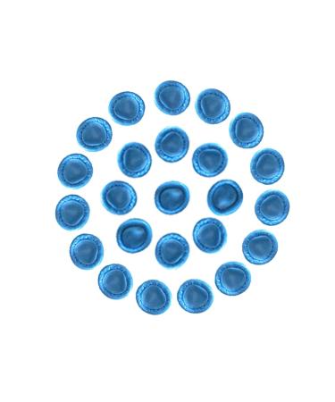 Small Disposable Nitrile Finger Cots Non-allergenic No Powder Finger Protectors Suitable for Beauty Manicure Massag Cleaning 100 pcs(Blue)