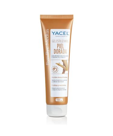 Yacel Bye Bye Socks. Golden skin styling gel. Self-tanning for legs. Make-up action. Stylized and revitalized | 150ml