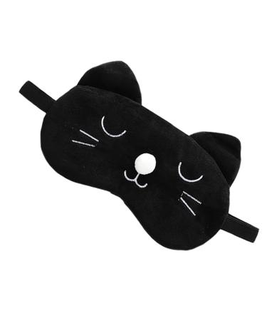 FOMIYES 3 Pcs Sleep Mask Cover Cat Sleeping Mask Cat Eye Masks Funny Eye Blindfolds for Adults Sleeping Blindfold Mask Cartoon Eye Shade Men and Women Panda Animal Polyester