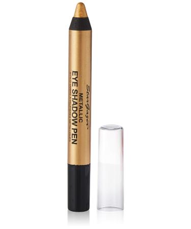 Gold Metallic Eye Shadow Pen. Blendable Soft Strong Metallic Eye Colour Gold 2 g (Pack of 1)