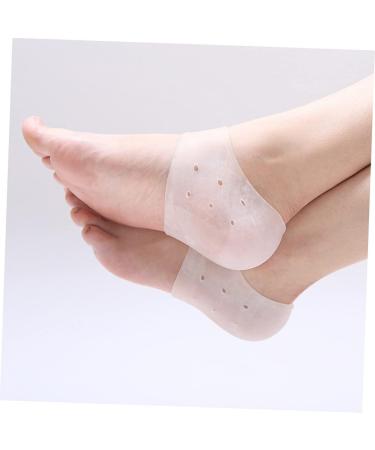 FRCOLOR 3 Pairs Foot Protectors for feet moisturizing Socks Silicone Gel Socks Heel Socks Protectors Sock Heel Protectors Heel Support Heel Sleeve Support Silicone Heel Sleeve Gel Set - Buy Online on GoSupps.com