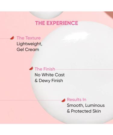 Watermelon Hyaluronic Cooling Sunscreen SPF 50 PA+++ | Moisturized Skin UV & Blue Light Protection No White Cast Lightweight Formula - Buy Online on GoSupps.com