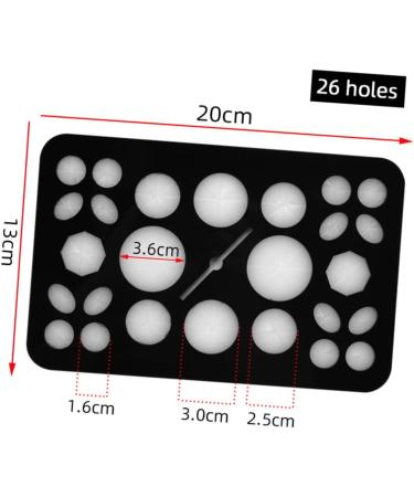 Luxshiny 1pc Makeup Brush Stand & Washing Mat | Best Brush Dryer Rack & Air Drying Pad - Black - Buy Online on GoSupps.com