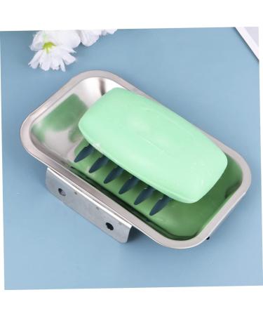 Ciieeo 6 Pcs Soap Box Soap Holder for Shower Wall Jabonera Para Bathroom Soap Dish Bath Soap Holder Soap Sponge Soap Plate Soap Container Stainless Soap Holder Take a Bath Soap Dispenser - Buy Online on GoSupps.com