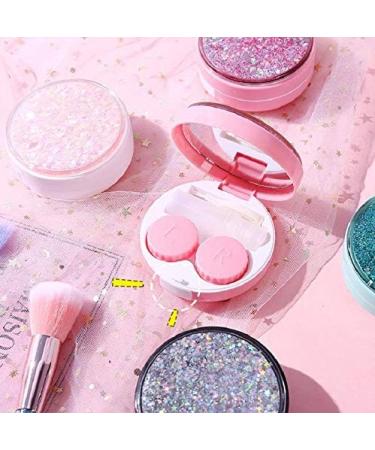 Drawihi Cute Mini Contact Lens Case with Mirror Travel-Friendly & Stylish Storage - Buy Online on GoSupps.com