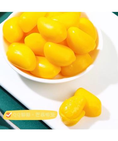 Mango soft candy peeled fruit casual snacks Gummy candy New Year candy delicious sweet candy soft candy snack wedding candy snack gifts (1bag) - Buy Online on GoSupps.com