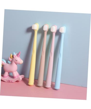 Fomiyes 24 STK Children's Travel Toothbrush Set - Ergonomic Manual Toothbrushes for Toddlers - Small Head & Lightweight - 4 Color Options - Buy Online on GoSupps.com