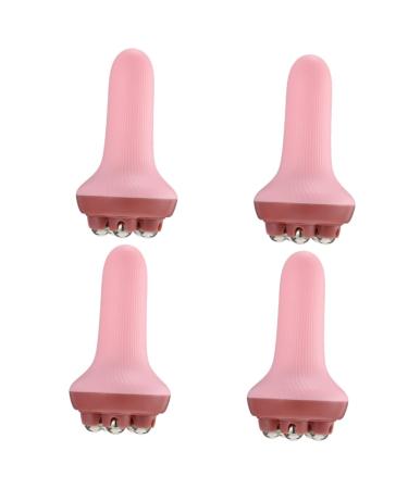 Gleavi 4 pieces massage roller facial tools Practical body massage devices Hand massager Hand Massage device Massage devices made of steel pearl back massage devices handy scroll wheel