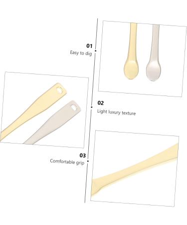 Baluue 18 Pcs Electroplating Cream Spoon Moisturizing Eye Cream Skincare Products for Face Zinc Alloy 6x2x0.7cmx3pcs Golden Goldenx3pcs - Buy Online on GoSupps.com