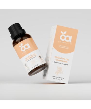 Cinnamon Leaf Essential Oil by Organic Alley | 100% Pure & Natural Cinnamomum Verum Essential Oil | Perfect for Aromatherapy & Home Fragrance (1 Fl Oz Cinnamon Leaf) - Buy Online on GoSupps.com