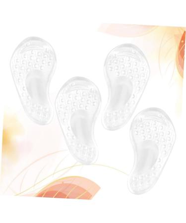 NOLITOY Silicone Half Shoe Pads - Comfortable Insoles for High Heels | 2 Pairs Transparent Heel Grips & Inserts (13x6.5cm - Buy Online on GoSupps.com