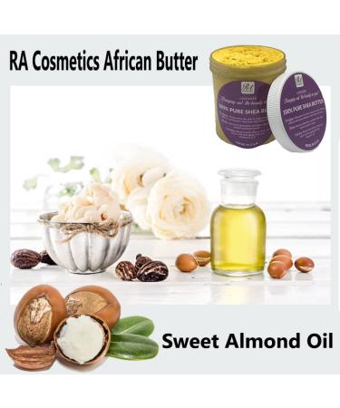 RA COSMETICS 100% African Shea Butter Whipped Lavender 12 oz - Natural Moisturizer for Skin and Hair - Buy Online on GoSupps.com