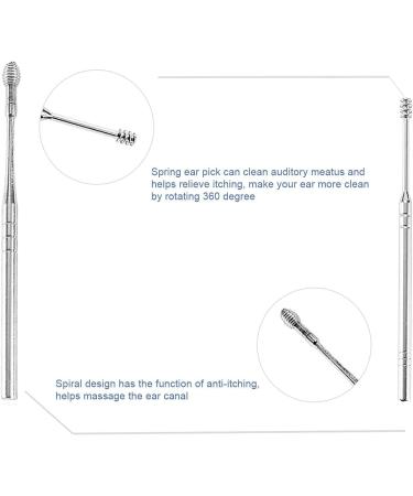 7PCS Professional Ear Wax Removal Kit - Reusable Spiral Ear Cleaner & Curette Tool Set - Buy Online on GoSupps.com