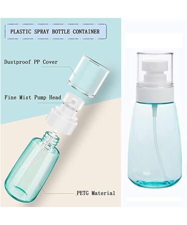 Hairdressing Spray Bottles Set - 30ml 60ml 80ml | Travel Size Cosmetic Atomizers for Makeup & Shampoo - Empty Blue Bottles - Buy Online on GoSupps.com