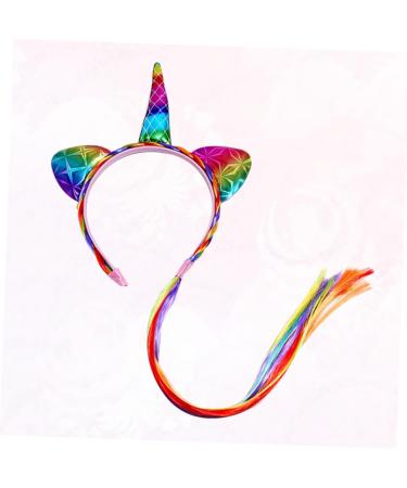 MERRYHAPY Wig Headwear Wig Hair Bands Wig Hair Hoop Unicorn Hair Band Wig Headdress Unicorn Hair Hoop - Buy Online on GoSupps.com