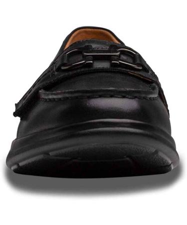 Dr. Comfort Mallory Women's Diabetic Dress Shoes - Easy Off Slip-On Leather Shoes with Micro-Suede Lining, Black, Size 4.5 - Buy Online on GoSupps.com