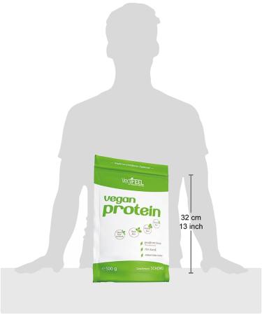 Vegife Vegan Protein Powder - Chocolate Flavor - 500g Soy Pea Rice & Hemp Protein - Nutritious Vegetable Protein Blend for Optimal Health - Buy Online on GoSupps.com