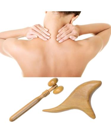 Mwumrcm Trigger Wood Massage | 2 PCs Pain Relief Massage Tools for Legs Shoulders & Back | Acupuncture Hand Massager - Buy Online on GoSupps.com