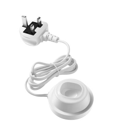 Replacement Toothbrush Charger for Philips Sonic HX9901 HX9903 HX9924 HX9954 HX9957 HX9984 HX992W Compatible with Electric Toothbrush HX9300 HX9900 Series Waterproof Inductive Charging Base White