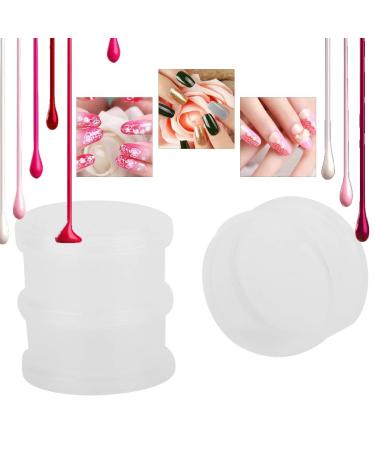 Angrek 3-Layer Transparent Nail Art Decoration Box - Gemstone & Pearl Showcase Storage for Fake Nails - Buy Online on GoSupps.com
