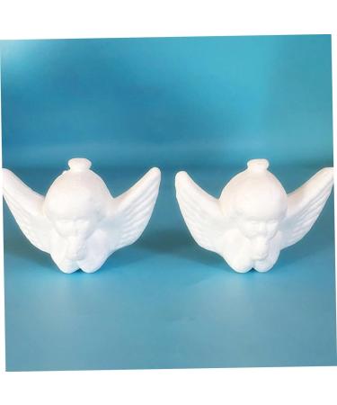Lurrose 25pcs Models Decor Statue Pe Foam Mould Shape Ornament Christmas Angel Crafts Angel Ball Child Cupid - Buy Online on GoSupps.com