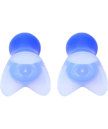 Noise Cancelling Earplugs - Waterproof Silicone Earplugs for Swimming & Flying - Black Sealing Bottle Included (Blue - Buy Online on GoSupps.com