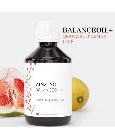  ZinZino ZinZino Duo Kit - BalanceOil+ Grapefruit Lemon-Lime 300ml & ZinoBiotic+ Powder - Natural Fruit Flavour Combo Pack - Buy Online on GoSupps.com
