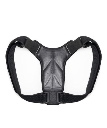 Posture Corrector for Men & Women Breathable Adjustable Black Shoulder Brace for Lumbar Neck Shoulder & Clavicle Pain Relief - Buy Online on GoSupps.com