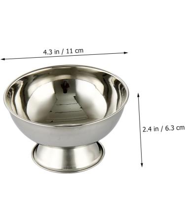 Frcolor High Impact Ceramic Mustache Shaving Soap Holder & Metal Bowl - Premium Men's Grooming Gear - Buy Online on GoSupps.com