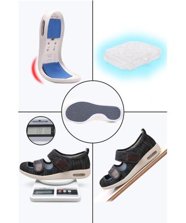 Women's Diabetic Sandals - Adjustable Comfy Slippers for Edema Plantar Fasciitis Bunions & Arthritis - Extra Wide Summer Walking Shoes (Size 12 Color: Gris - Buy Online on GoSupps.com