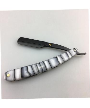 Beavorty Metal Hand Razor - Steel Straight Razor for Men | Safe Hairdressing Tool - Buy Online on GoSupps.com