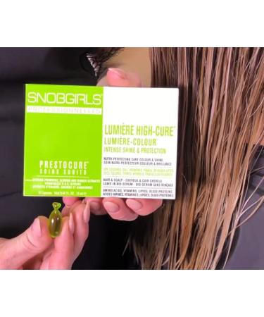 SNOBGIRLS LUMIERE-COULOUR Hair Oil Capsules Bundle - 3 X 15 Capsules - Hair Treatment for Gloss & Strength - Leave-In Serum for Dry, Colored Hair - Buy Online on GoSupps.com
