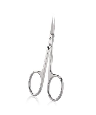 KAMICURE | Extra Fine Curved Cuticle Scissors for Men Women - Multi Purpose Small Manicure Scissors Pedicure Finger & Toe Nail Cuticle Scissors Professional Thin toenail Scissors Eyebrow Scissors