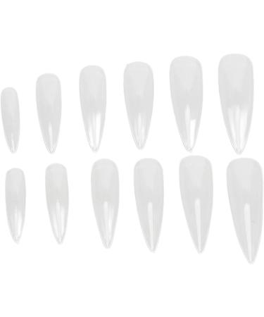 Nai Tips Lightweight and Breathable Acrylic Nail Tips 360 Pieces for Home for DIY Nail Art (05#) - Buy Online on GoSupps.com