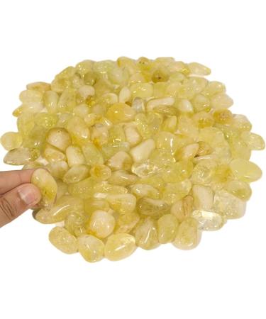 Crystal Hideaway Citrine Polished Stones Natural Tumbled Crystal for Solar Plexus Chakra Balancing Reiki Healing Tumbling Cabbing Decor lb - Buy Online on GoSupps.com